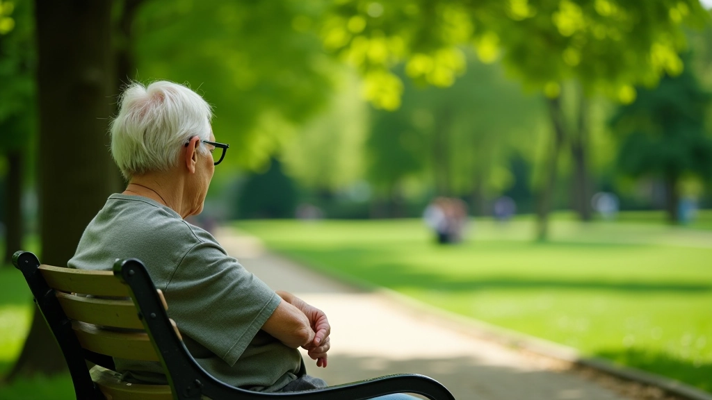 Ērts sēdvietas vietas Rundāles pils dārzos ar skatu uz pilsdārzu, kur pensionāri var atpūsties